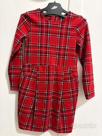 Vestito bambina scozzese