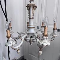 Lampadario Capodimonte originale in porcellana