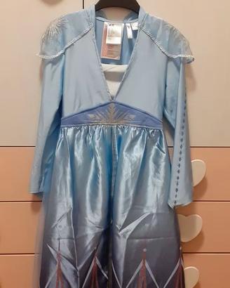 Costume carnevale Frozen vestito bambina 6-8 anni