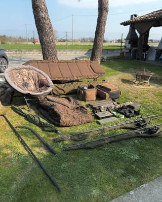 Carpfishing completo TOP GAMMA tutto pari al nuovo