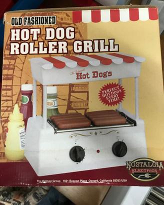 Hot dog roller grill