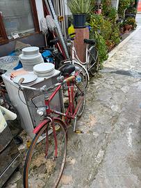 Bici da uomo e donna bianchi