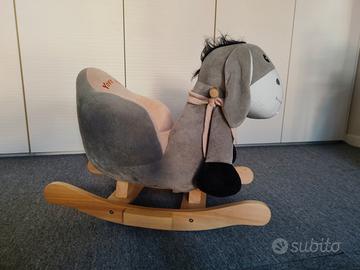 Dondolo asinello in peluche YOYO ROCK  