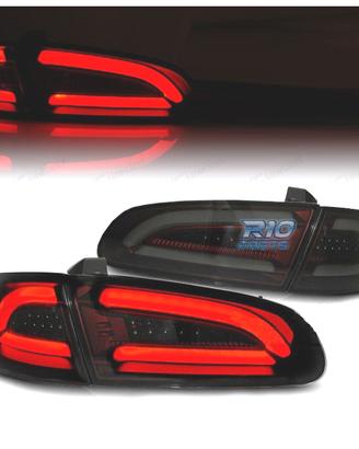 FANALI A LED BAR SEAT IBIZA 6L 02-08 ROSSO AFFUMIC
