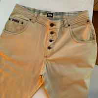 Pantalone D&G originale Beige cotone