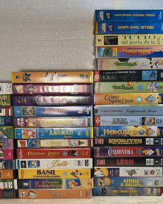 collezione di oltre 50 VHS originali