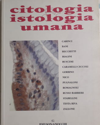 Citologia istologia umana