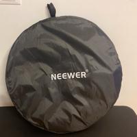 Neewer fondale grande bianco e nero 1.5m x2m
