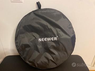 Neewer fondale grande bianco e nero 1.5m x2m