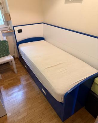 Letto con cassettone + Materasso