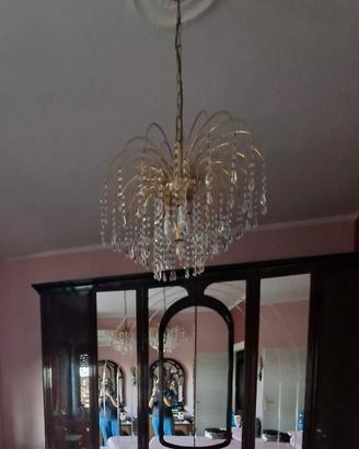 Lampadario + 2 Applique Cristallo Camera da Letto
