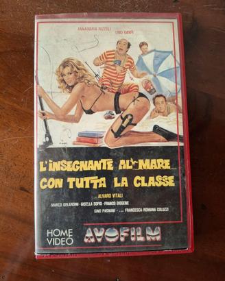 VHS rara l'insegnante al mare con tutta la classe