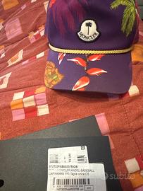 Cappello da baseball moncler x palm angels
