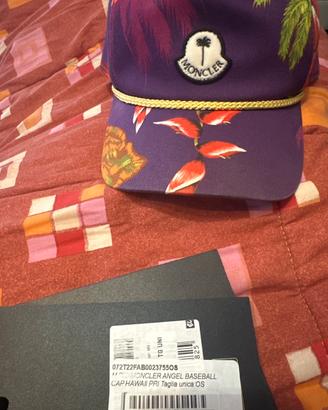 Cappello da baseball moncler x palm angels