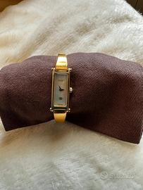 Orologio vintage Gucci placcato in oro
