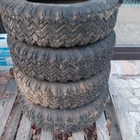 4 gomme chiodate 165 RS 14 x Lancia Fulvia