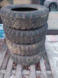 4 gomme chiodate 165 RS 14 x Lancia Fulvia