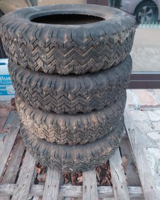 4 gomme chiodate 165 RS 14 x Lancia Fulvia