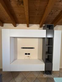 Parete attrezzata soggiorno mobile tv