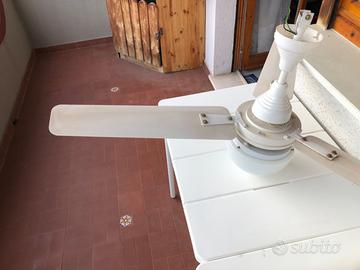 Lampadario a soffitto con ventilatore