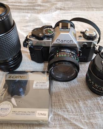 Canon AE-1 Program analogica + FD 50mm 1.8 e 28mm