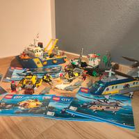 Cinque set Lego city tema Deep Sea Explorers 
