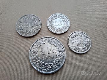 Piccolo lotto monete svizzere