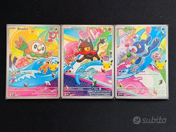 Pokemon - Trio Alola - Primi compagni d’avventura