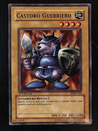 Yugioh castoro guerriero sdm i103 comune 1ª