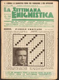 Settimana enigmistica n.608 dell'11 settembre 1943