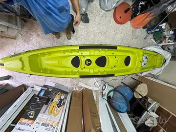 Kayak BORNEO TAHE rigido 2 posti + 1 verde