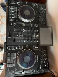 Console dj denon prime 2 con flightcase LEGGERE