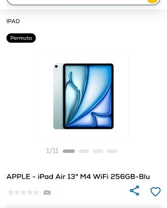 IPAD AIR 13 M4 Nuovo