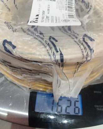 cavo unifilare da 1,5 giallo verde poco utilizzato