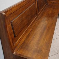 cassapanca in legno ad angolo per cucina