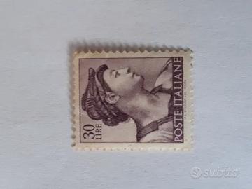 Francobollo LIRE 30 MICHELANGIOLESCA ✩ 4