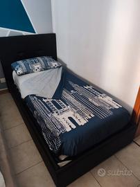 letto una piazza con contenitore 