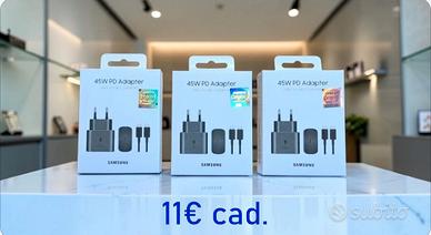 3 Caricabatterie Originali Samsung 45W - SINGOLO