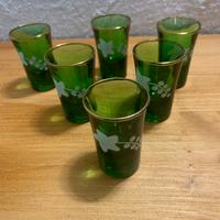 Set 6 bicchieri vintage