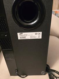 sound bar samsung completa di subufer e telecomand