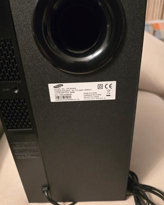 sound bar samsung completa di subufer e telecomand