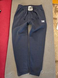 Pantalone felpato blu uomo tuta Leone taglia XS
