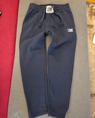 Pantalone felpato blu uomo tuta Leone taglia XS