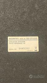 Casse acustiche Sony SS-CFX200