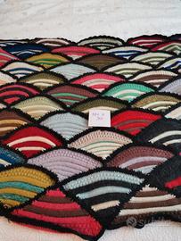 Copertina vintage uncinetto