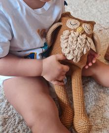 Bambola amigurumi Gufo