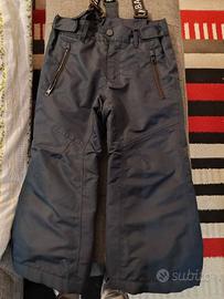 pantaloni e scarponcini da sci bambino