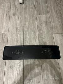 Portatarga Nero Lucido Per Audi A1 8x 2010-2015