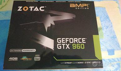 ZOTAC NVIDIA GeForce GTX960 AMP 4GB Scheda Video