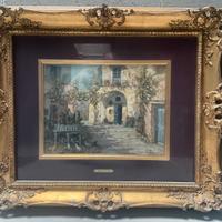 Quadro Mario Irace rustico olio su tela